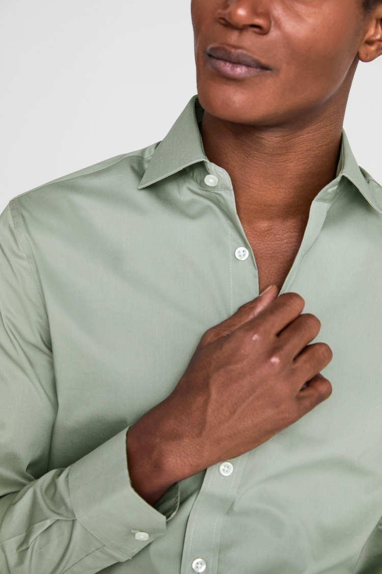 Tailored Fit White Piquet Textured Shirt   Buy Online at Moss