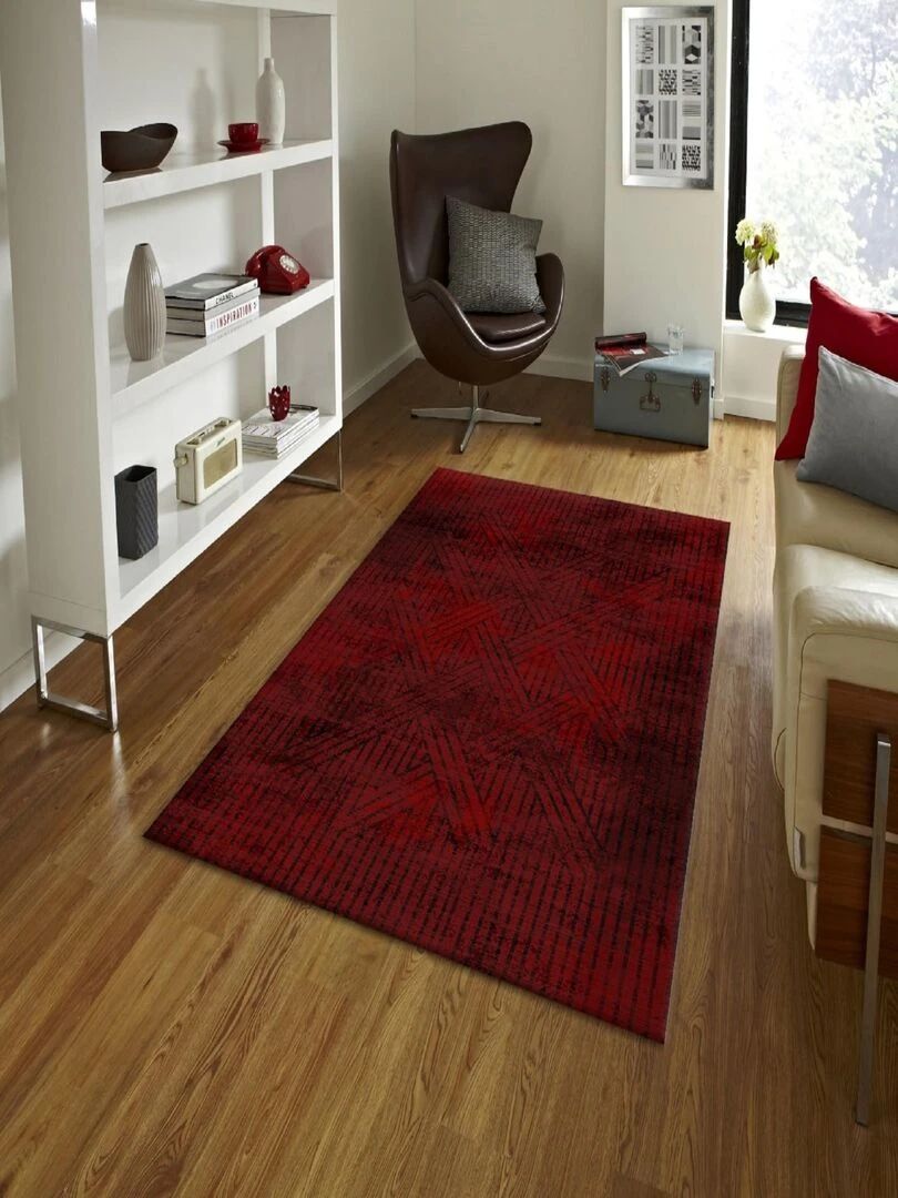Tapis FISUN Rouge Rouge