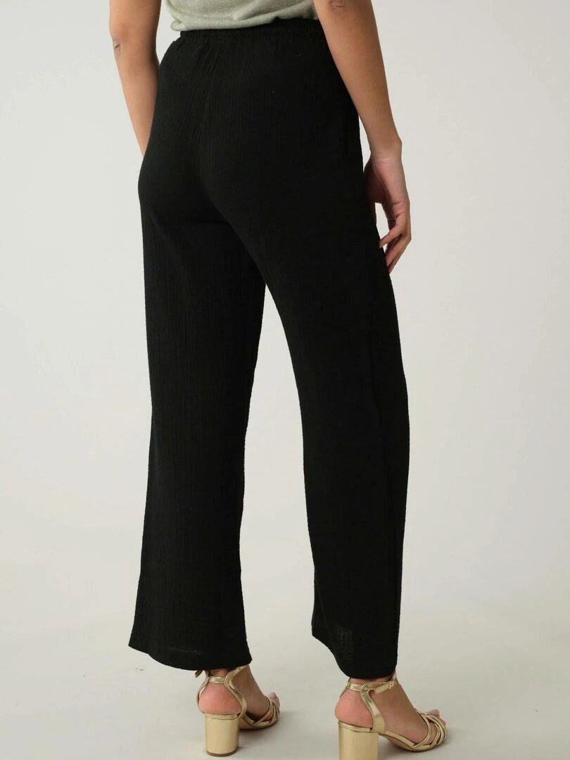 Pantalon décontracté long pour femme 'Deeluxe'   Noir