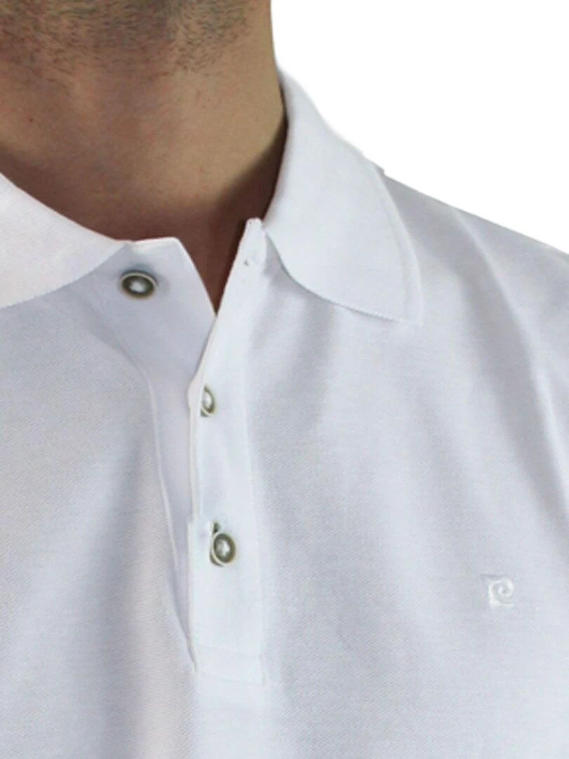 Polo manches courtes Kebello Blanc Blanc