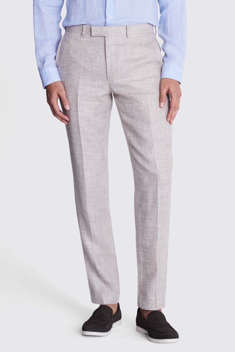 Tailored Fit White Matte Linen Jacket   Buy Online at Moss