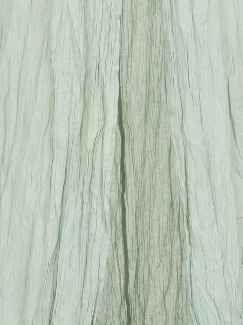 Ciel de lit double gaze de coton vert Vert