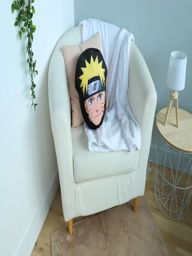 Coussin Forme 3D Naruto Shippuden 100% Polyester Noir