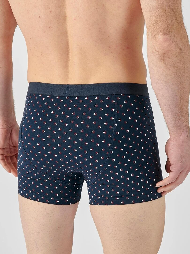 Lot de 3 boxers fermés assortis   Damart   Rouge