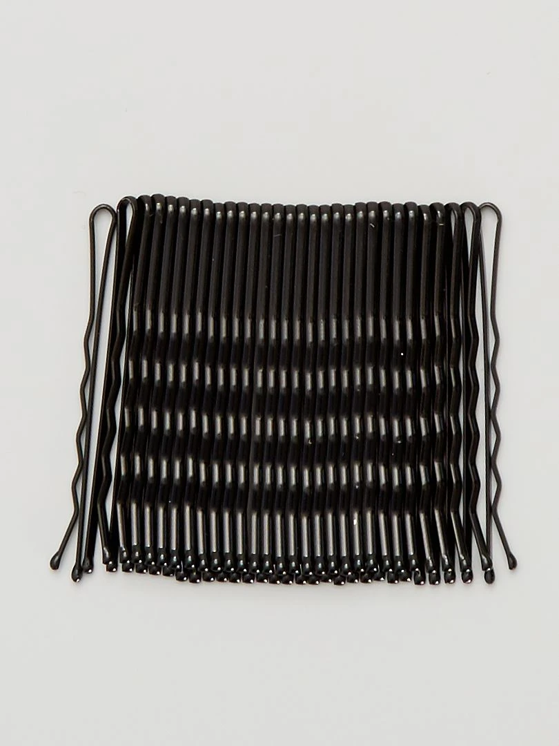 Lot de 30 épingles à cheveux noir