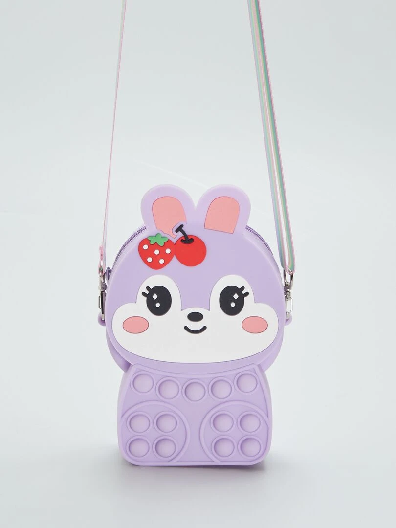 Sac Pop It lapin   Violet