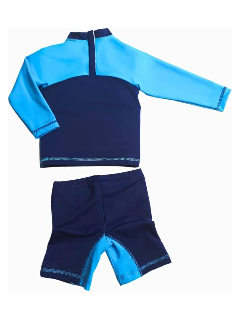 Ensemble Anti UV garçon : Monster Truck Bleu Bleu