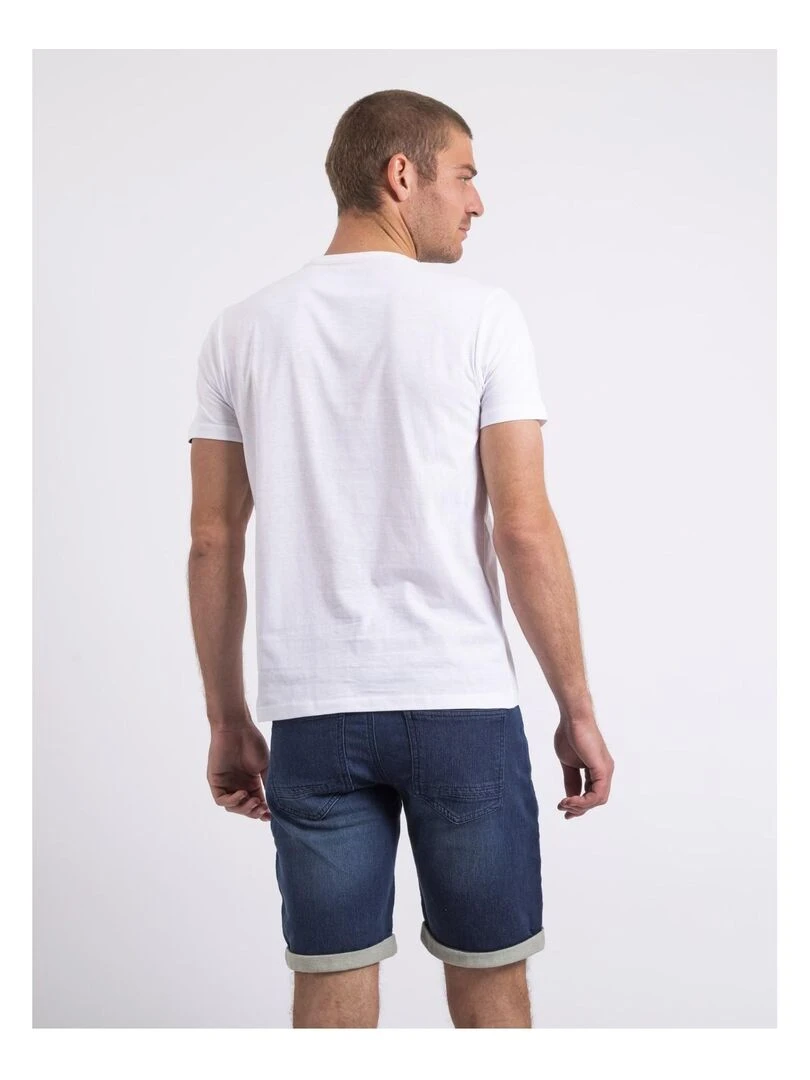 T shirt col rond NOLPIX Blanc