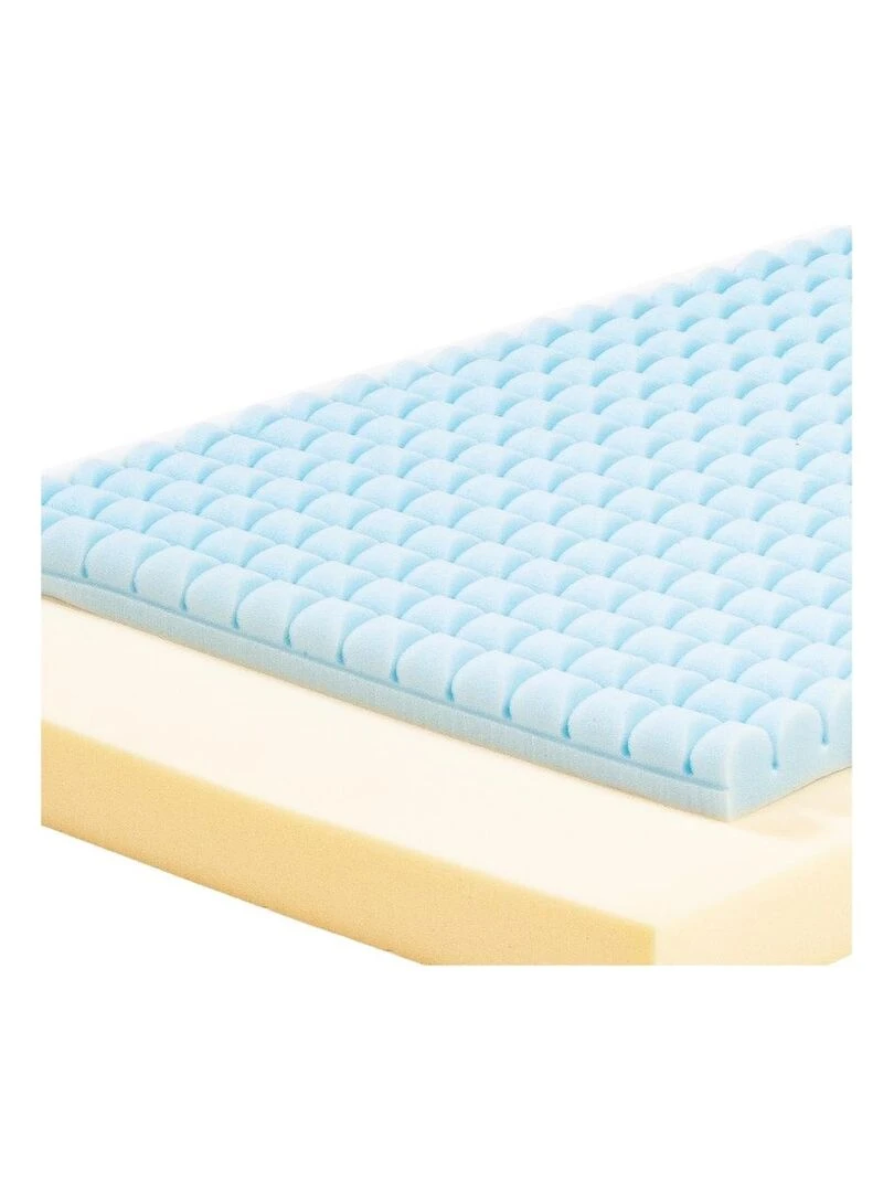 Matelas Bébé Berceau épaisseur 7 CM MINI BABY AIR  Déhoussable lavable   Blanc Gris