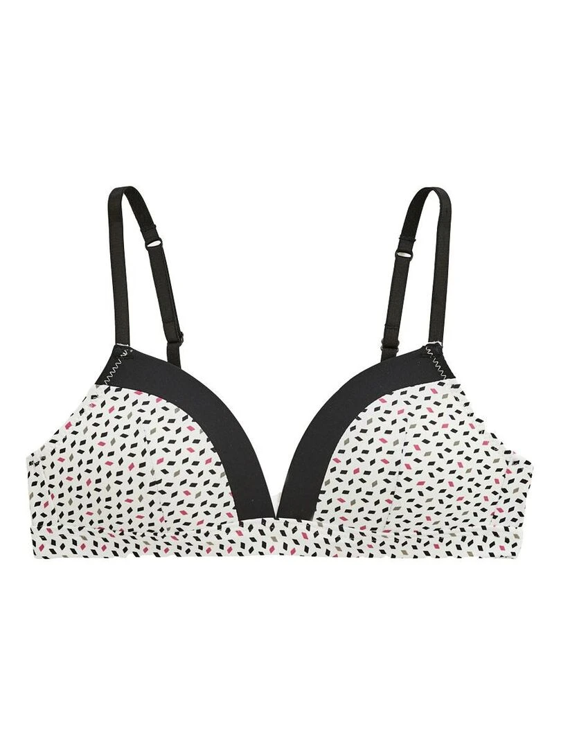 Lot de 2 soutiens gorge souple sans armature Toria   Noir