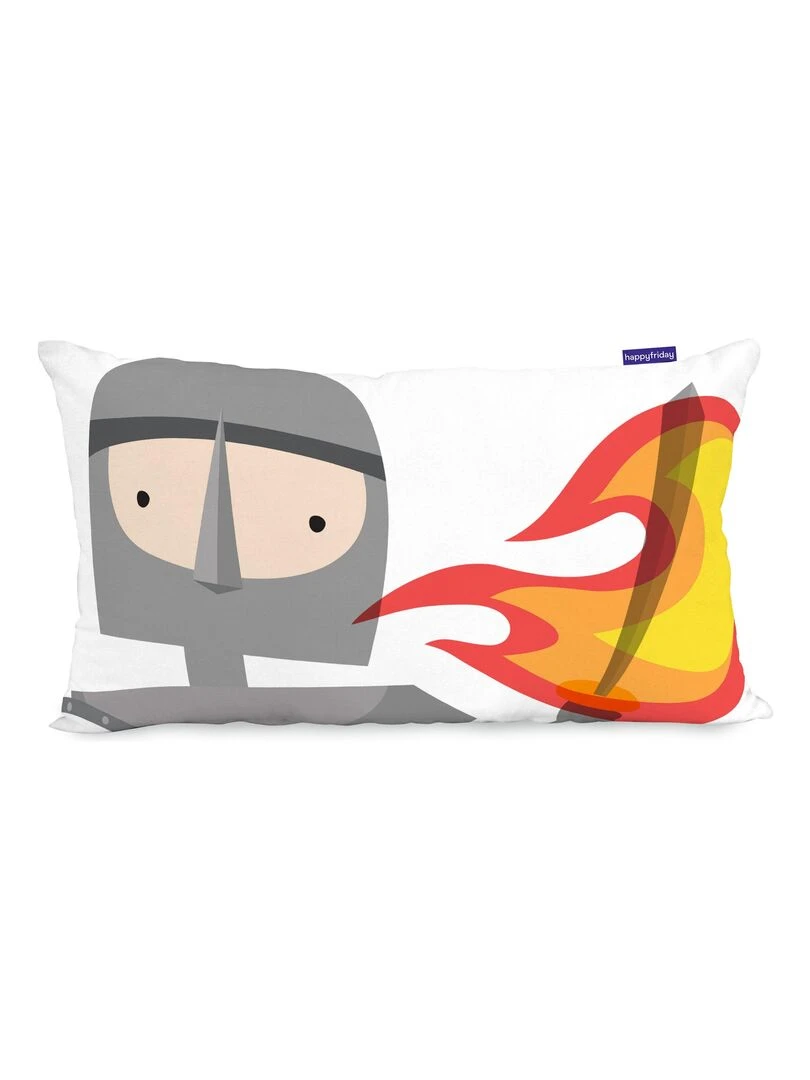 Housse de coussin Knight "Happyfriday"   Blanc