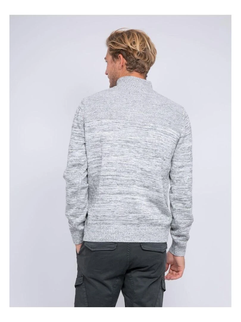 Pull col montant LAOSHEN Gris clair
