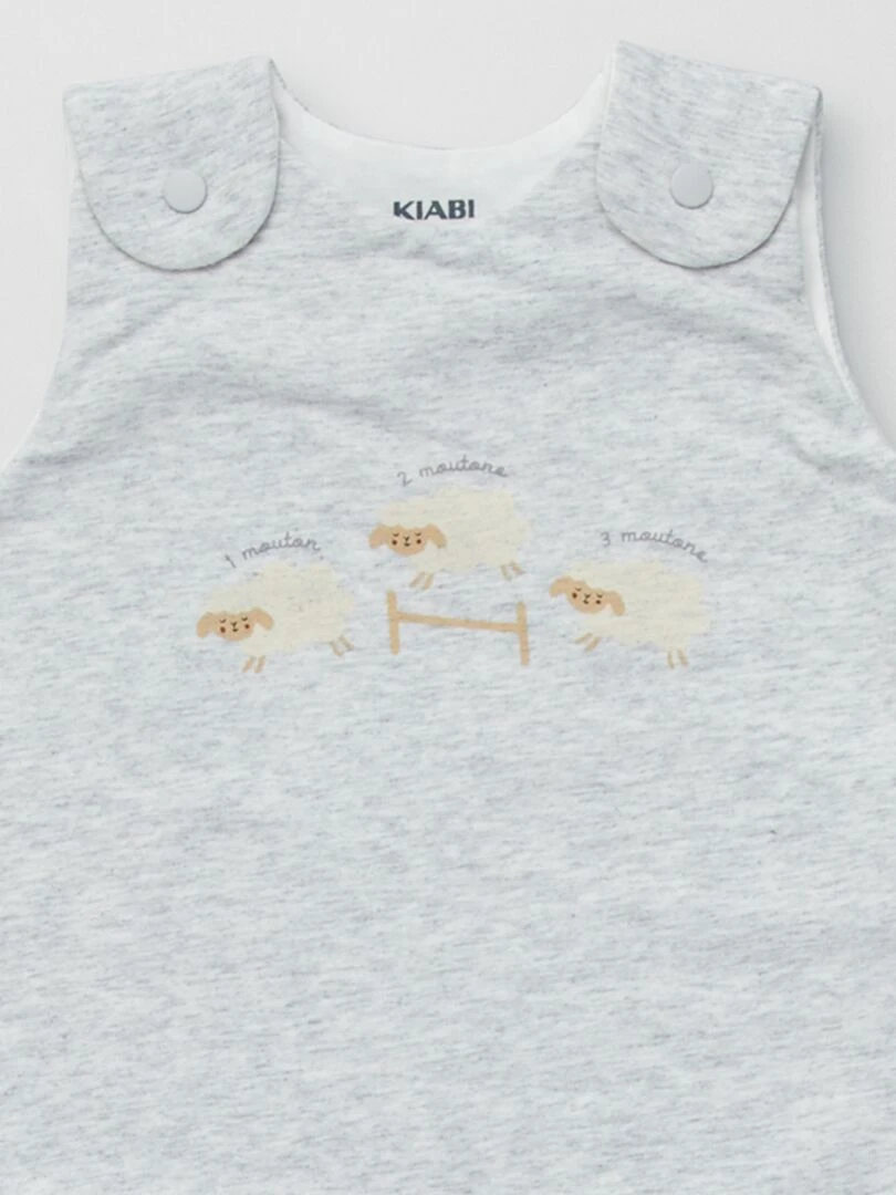 Gigoteuse légère en jersey   TOG 1   Gris