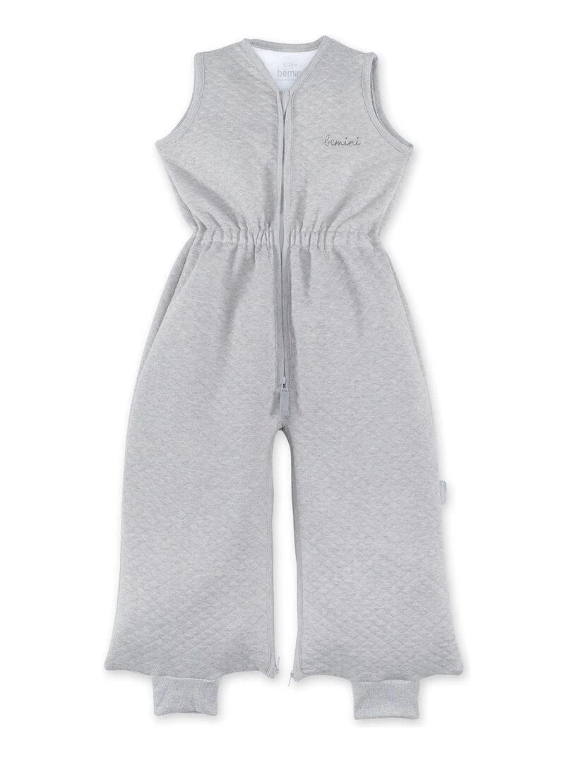 Bemini Gigoteuse jambes séparables Pady quilted jersey Gris chiné