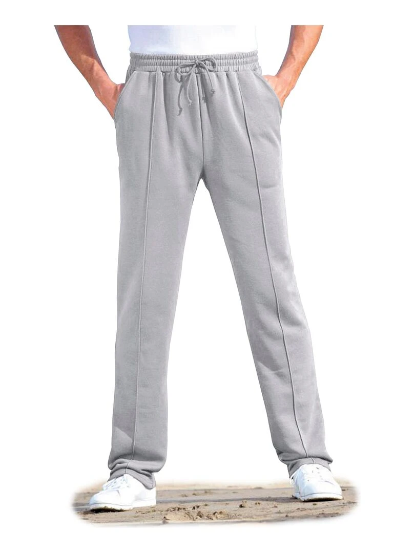 Pantalon jogging molleton Damart Gris