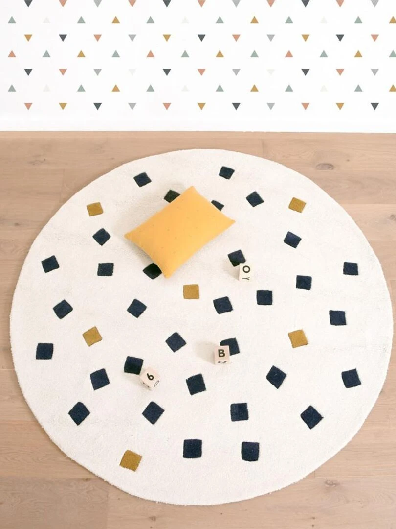 Tapis Coton Petits Carrés par Lilipinso Lilipinso Multicolore