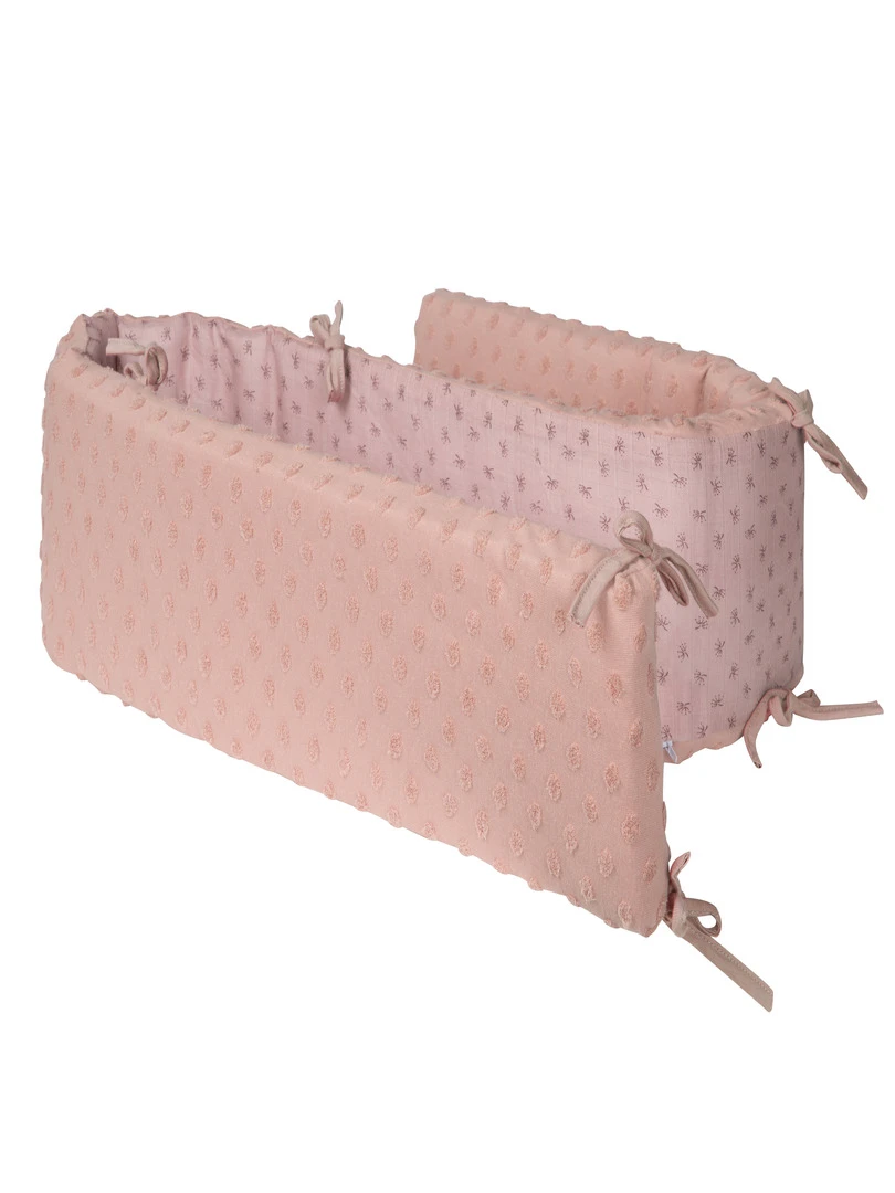 ROBA Tour de Lit Bébé Lil Planet Coton Bio Rose Rose