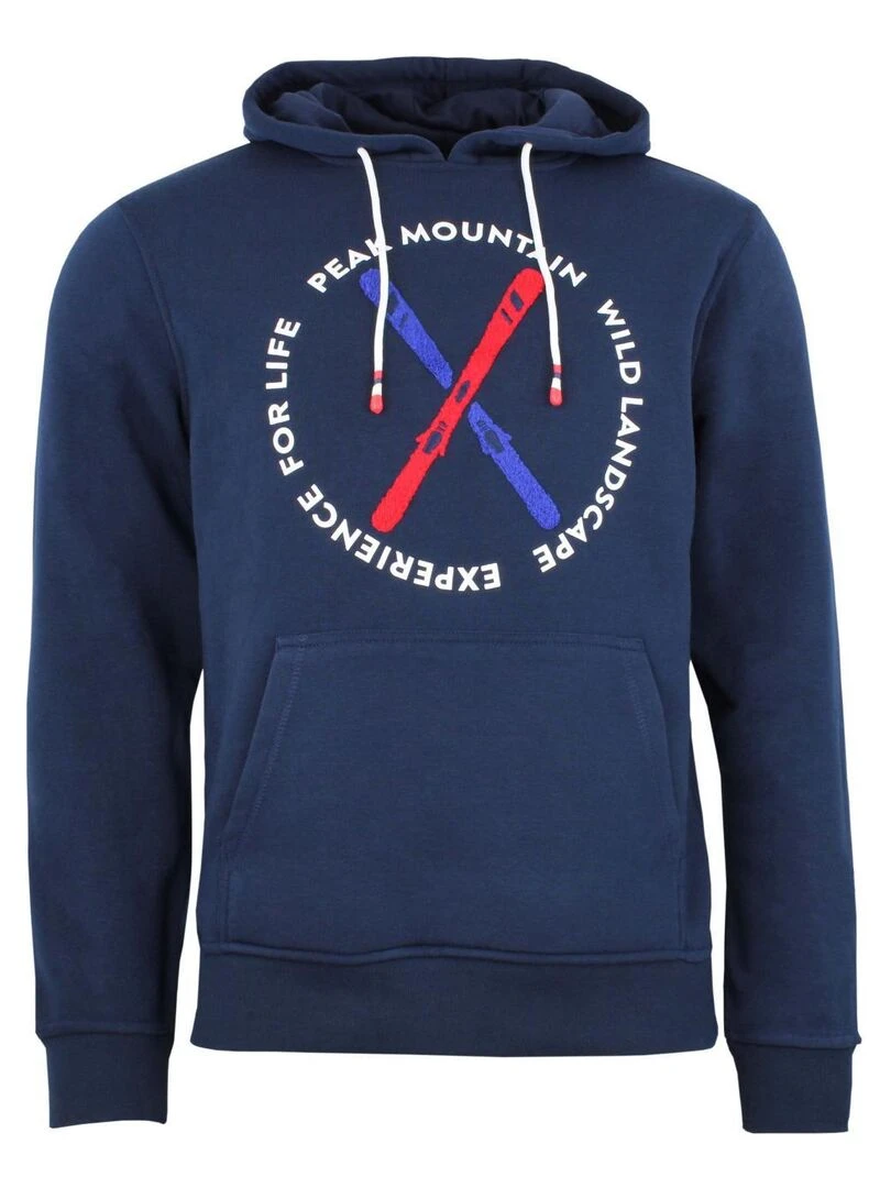 Sweat à capuche homme CONOR PEAK MOUNTAIN Bleu marine