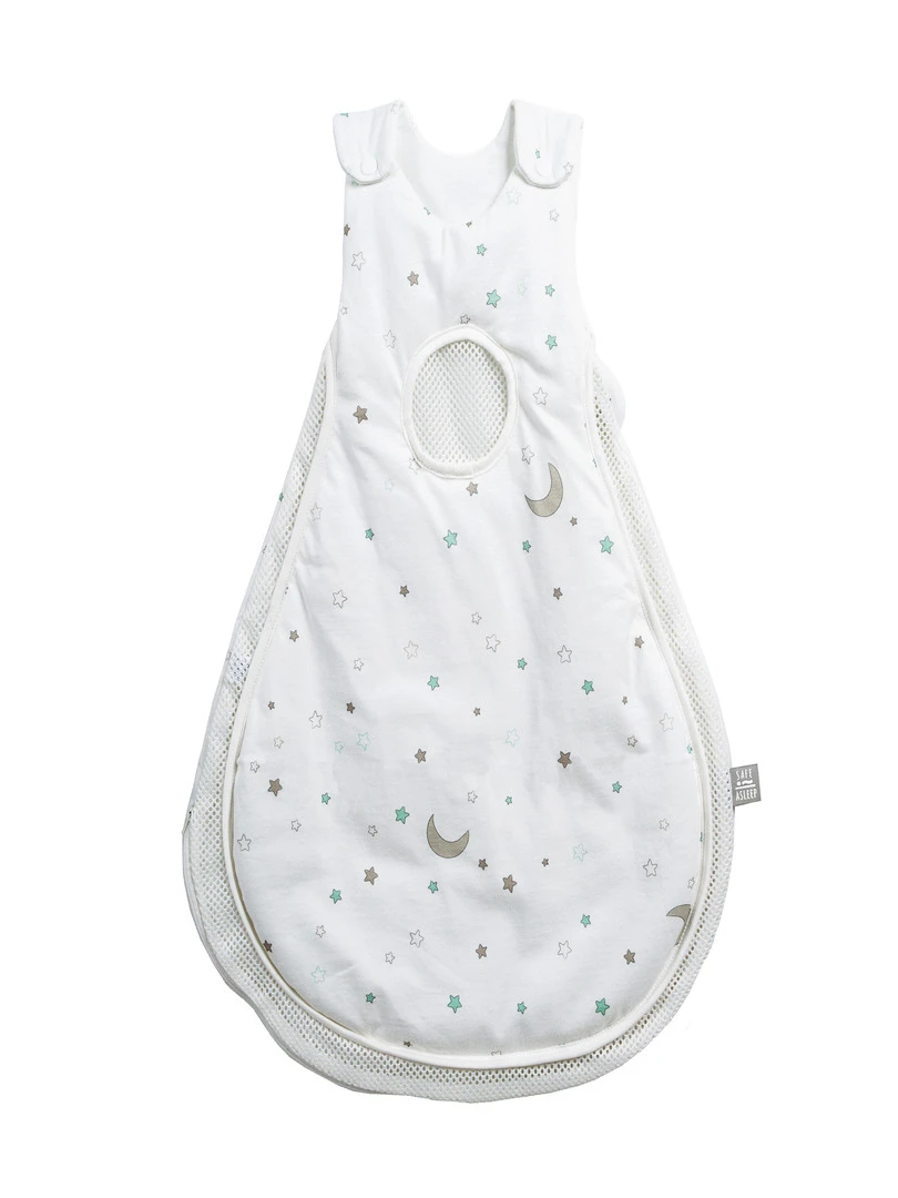 ROBA safe asleep® Gigoteuse Bébé   Air Plus   Design "Sternenzauber"   Blanc
