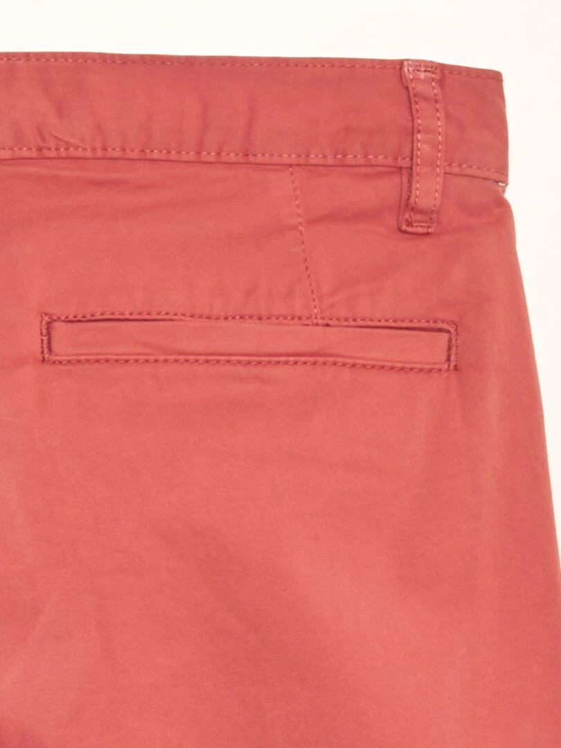 Bermuda chino uni   Orange