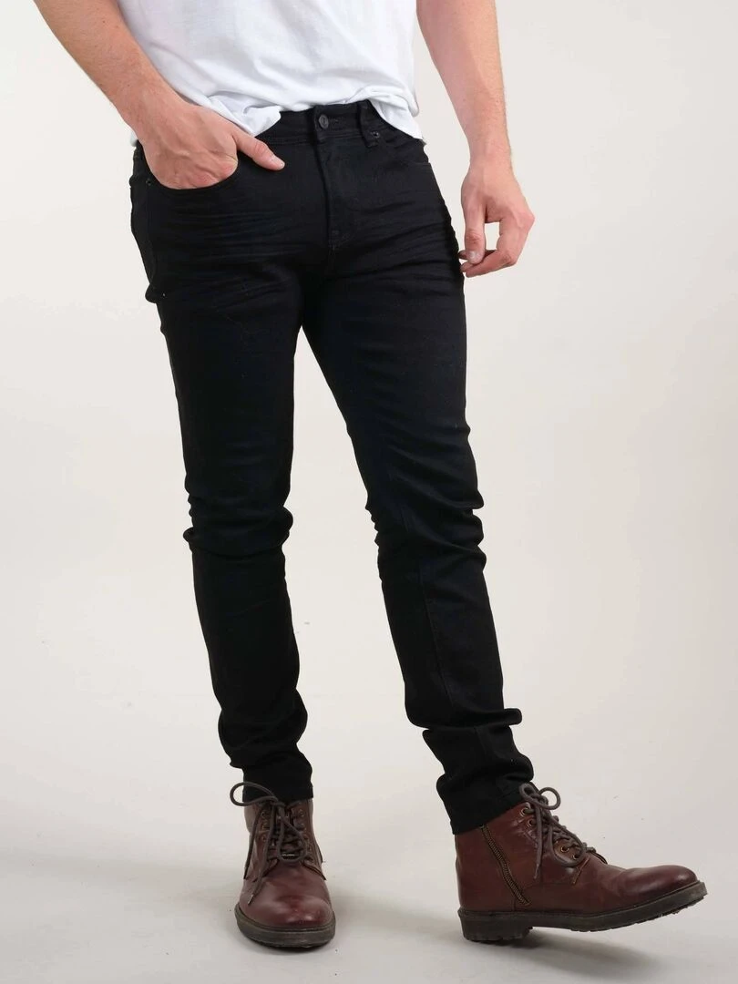 Jean taille standard pour homme 'Deeluxe'   Noir