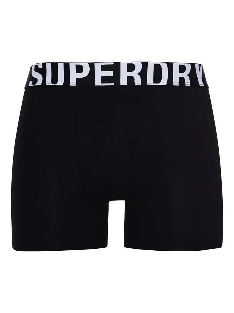 Pack de 2 boxers SuperDry Dual Noir