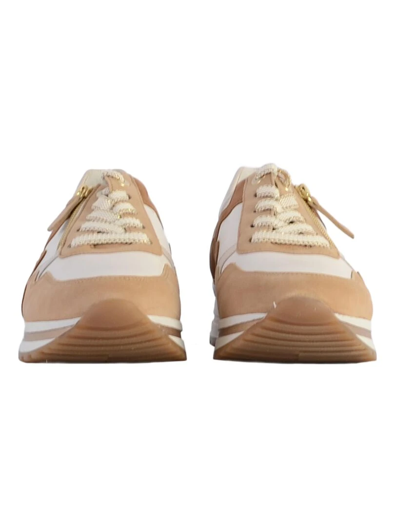 Basket Cuir Gabor Foulard   Beige