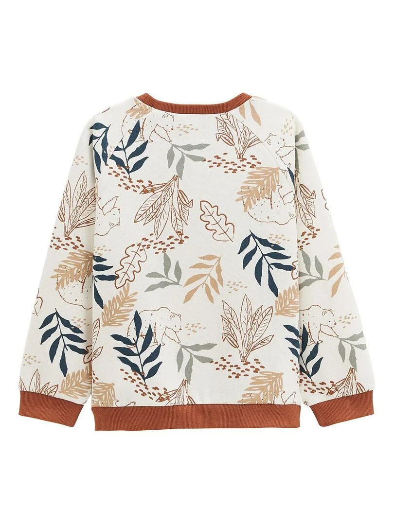 Sweat shirt enfant en molleton Wally Camel