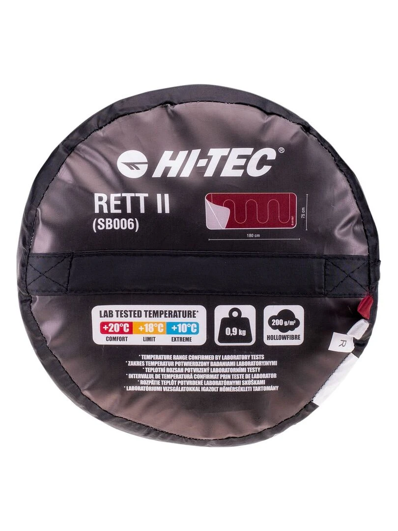 Hi Tec Sac de couchage RETT Rouge foncé