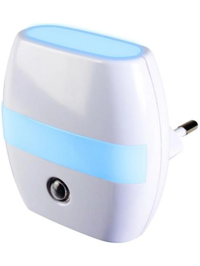 Veilleuse LED murale automatique à brancher Alecto Blanc