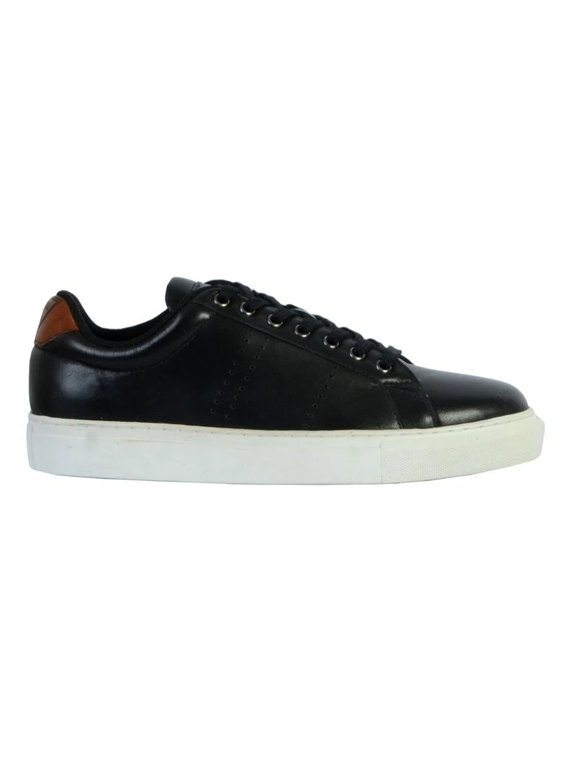 Basket Cuir Kaporal Lazare Noir