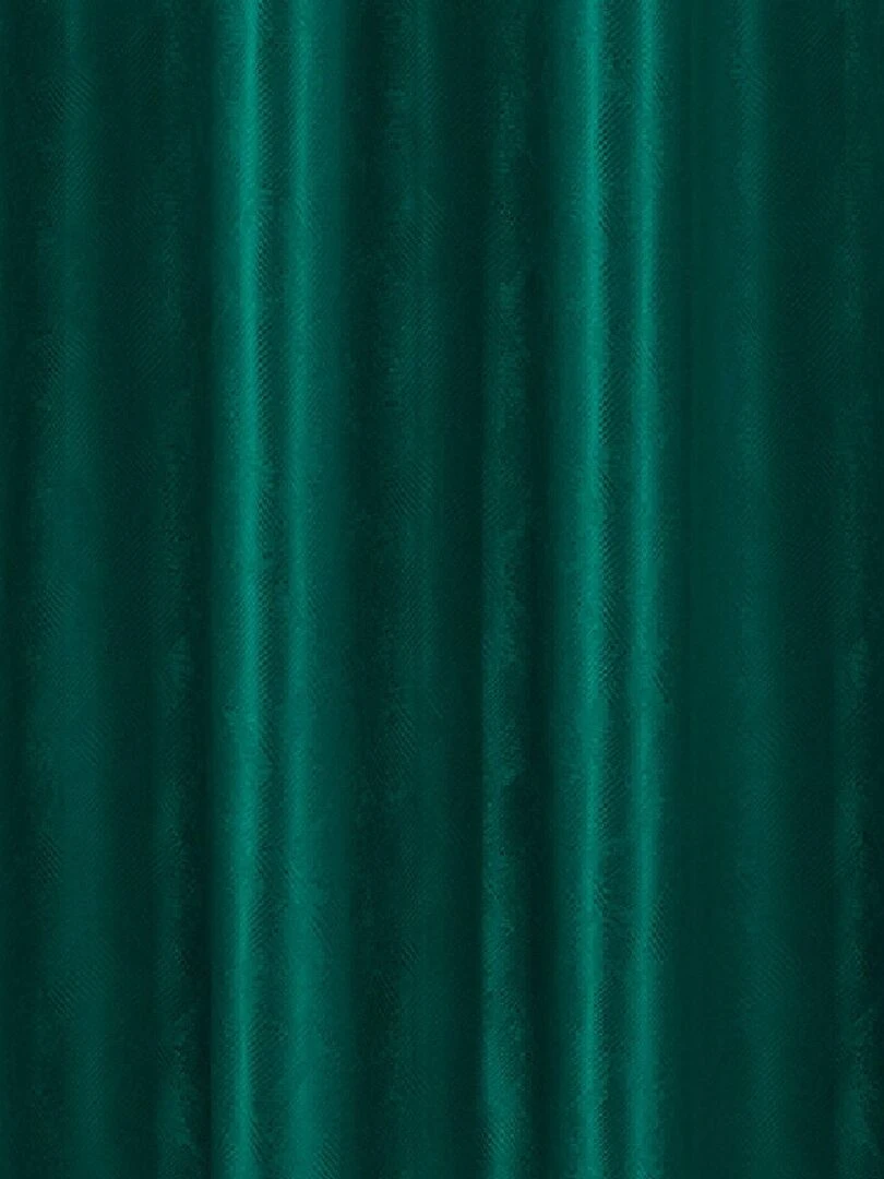 Paire de rideaux occultants à motifs géométriques   Vert