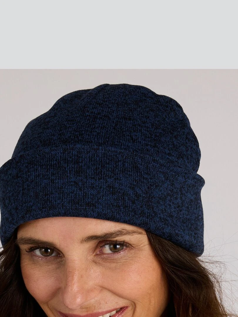 Bonnet maille polaire chaude mixte Thermolactyl   DamartSport   Bleu