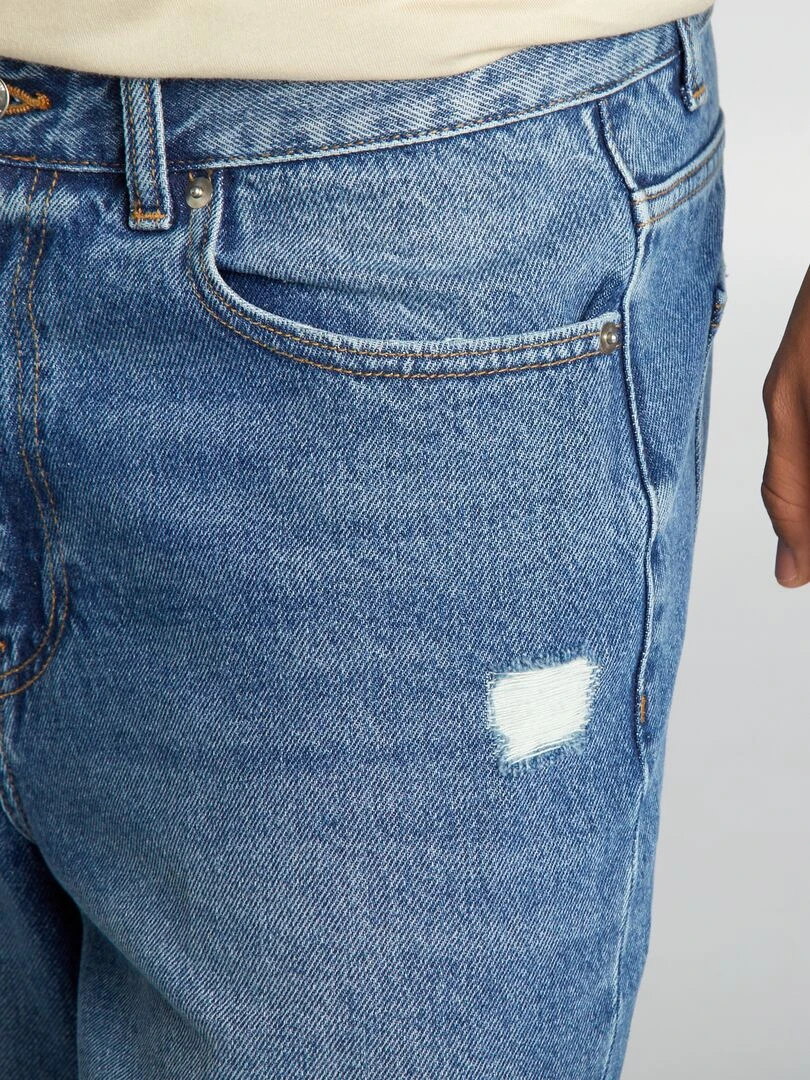 T shirt imprimé à col rond   Kaki