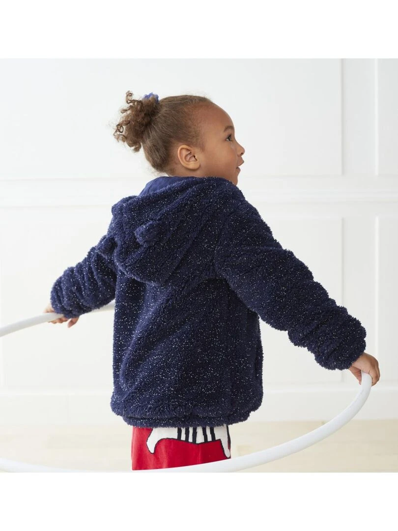 Veste en groloudoux et lurex   Noukie's   Bleu