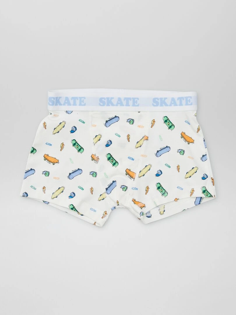 Lot de 3 boxers   BLANC