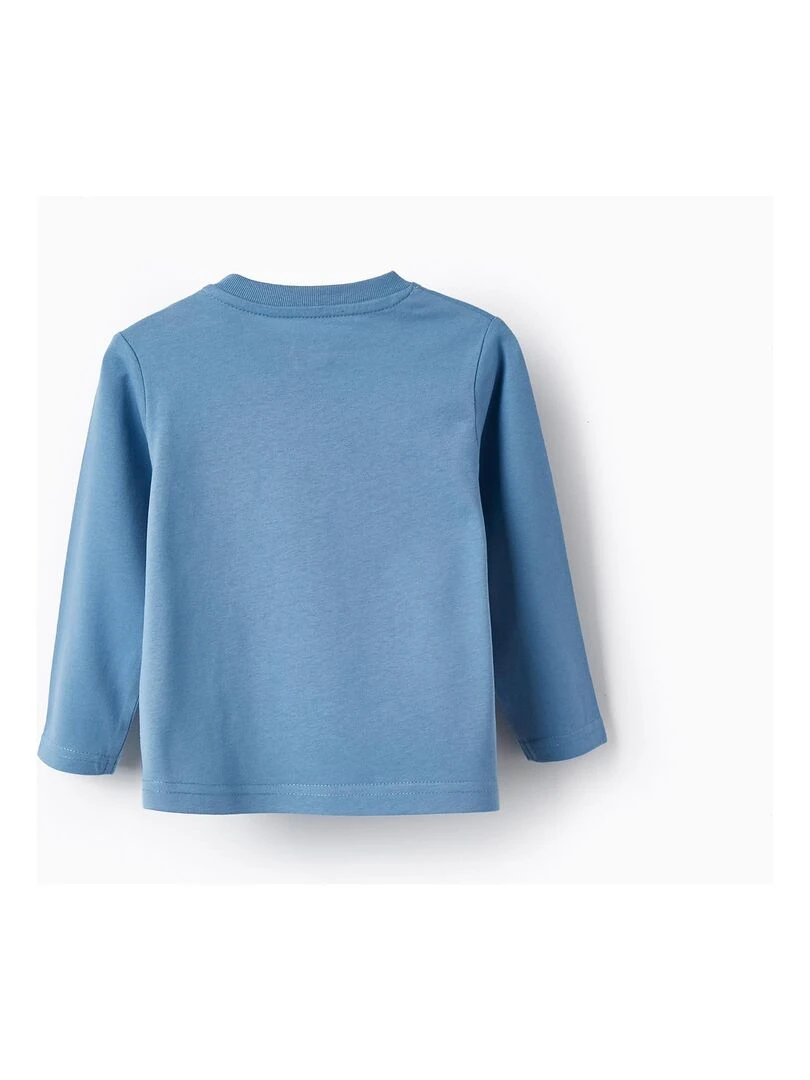 T shirt en jersey de coton pour bébé garçon 'Viking Party' manches longues NORTHERN CALLING Bleu