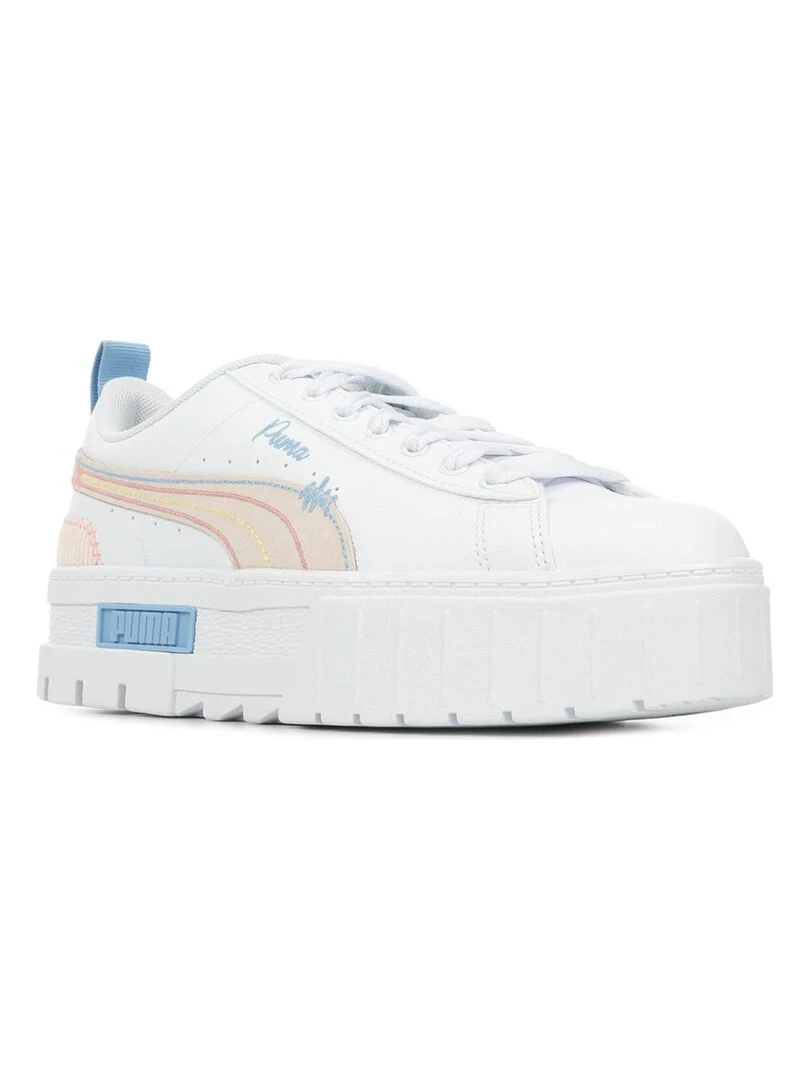 Baskets PUMA Mayze Sweater Jr Blanc
