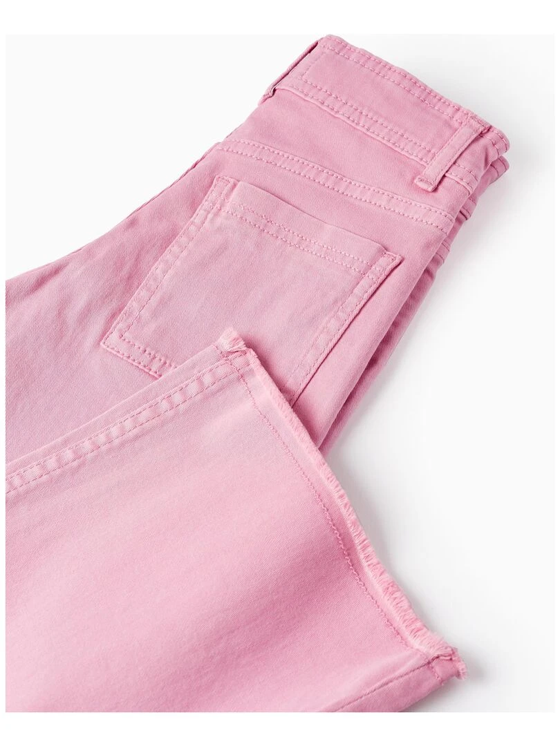 Pantalon en coton pour fille 'Wide Leg'  THE WAVE TRIBE   Rose clair