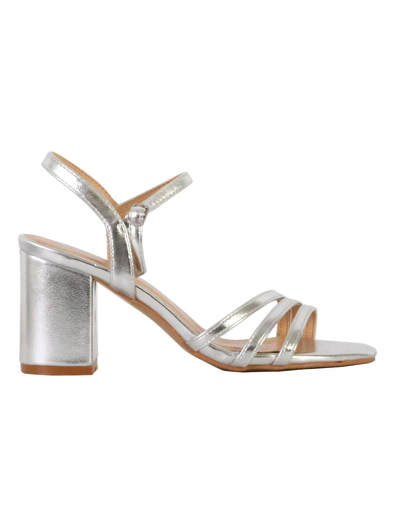 Sandales à Talons The Divine Factory April   Gris