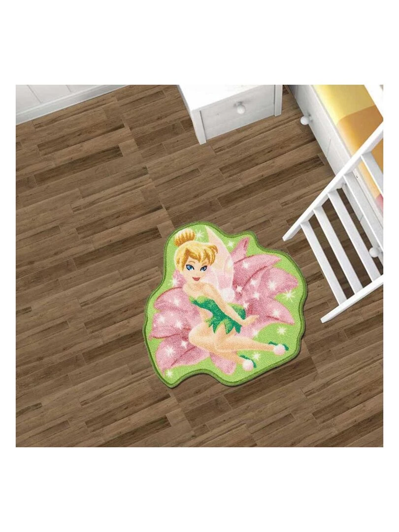 Tapis enfant ACTION LINE Rose 60x60 Lavable 30° en polyamide doux et soyeux   Rose