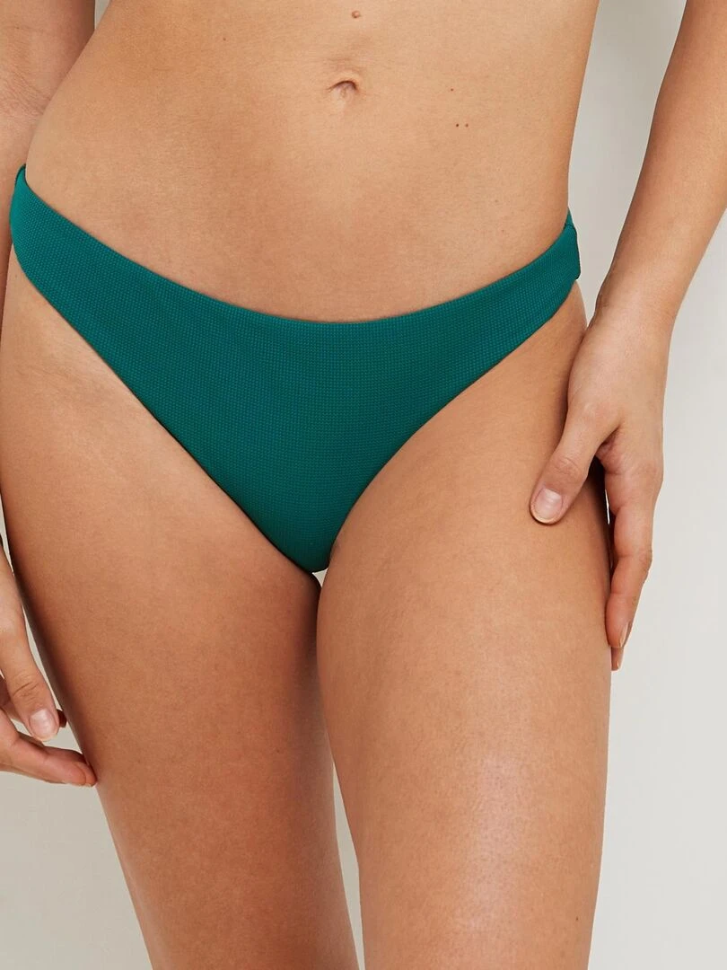 Maillot de bain slip midi Malou RougeGorge Lingerie Vert