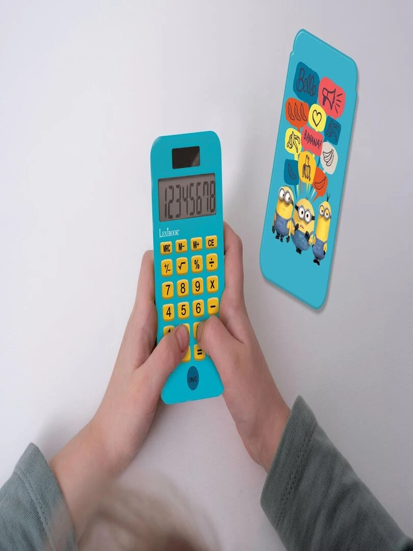 Calculatrice The Poche Avec Couvercle De Protection Minions   N/A