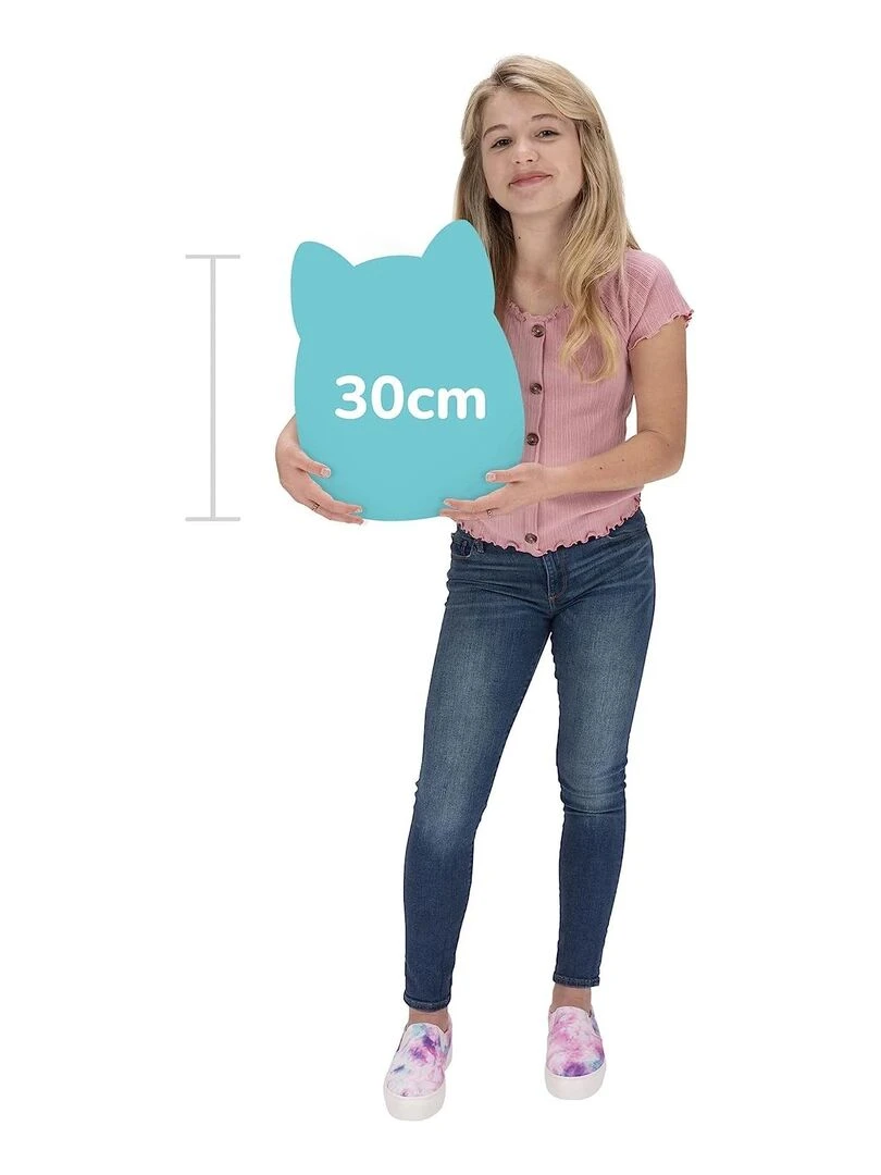 Squishmallows Flamant Rose de 30 cm   Cookie   Rose