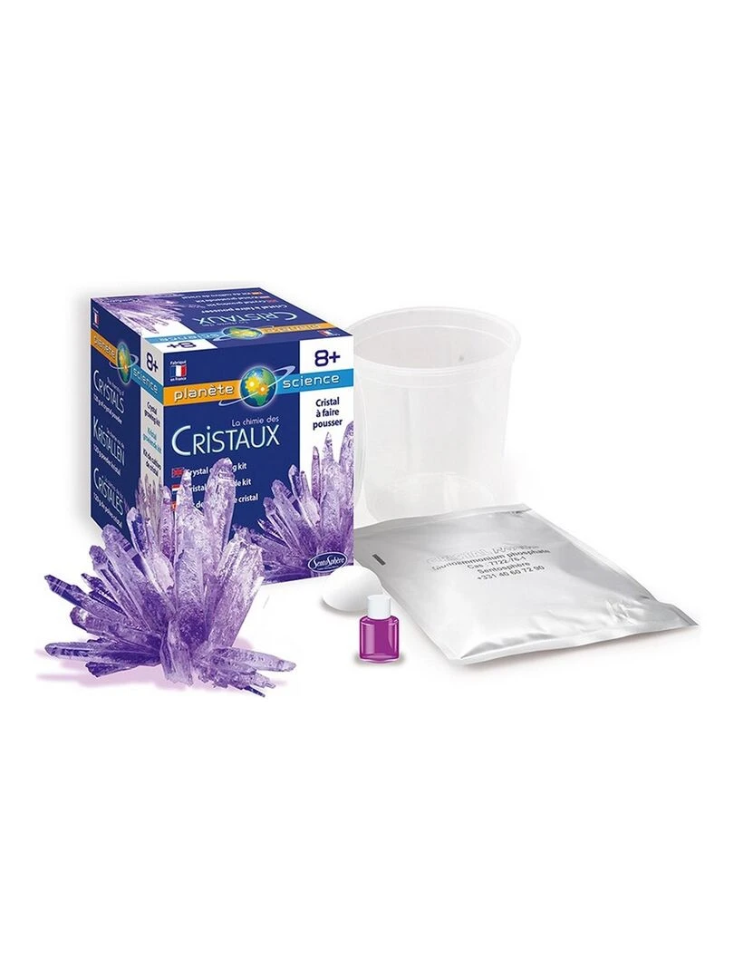 Cristal Violet Individuel La Chimie Des Cristaux N/A