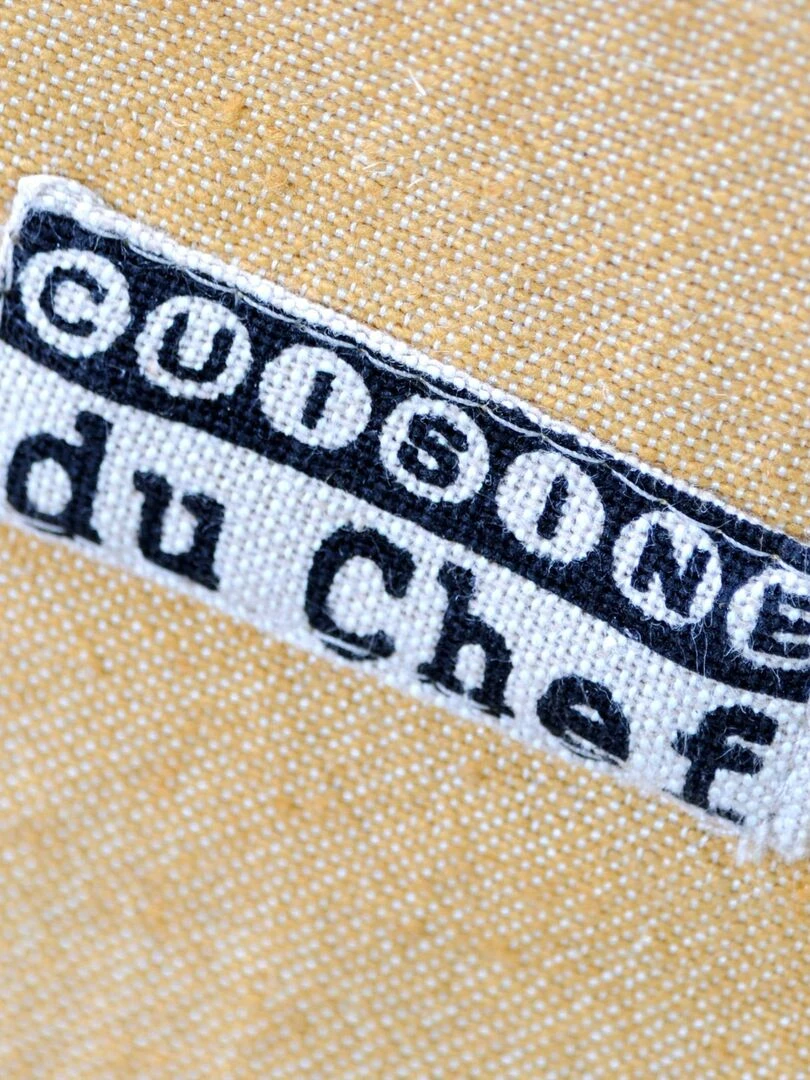 Lot de 3 torchons Chef Jaune foncé