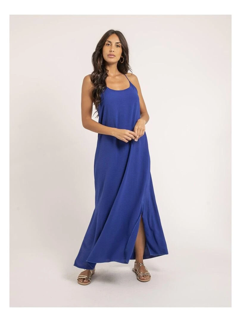 Robe longue IGGY Bleu roi