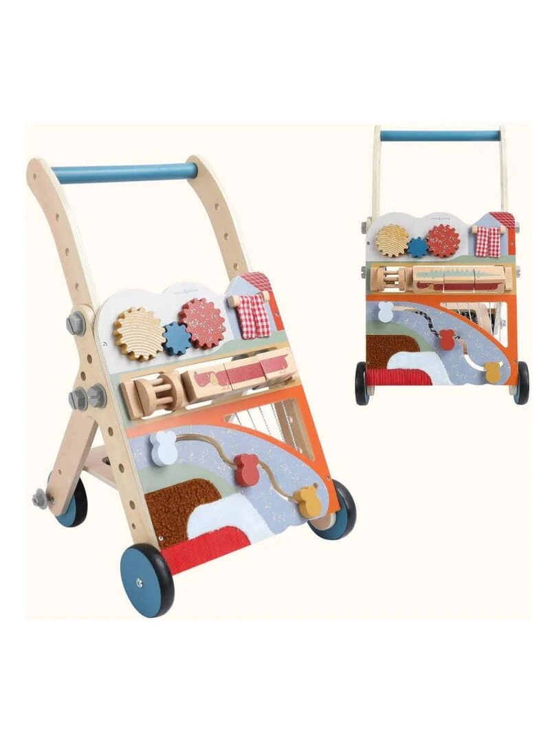 Simone Le chariot de marche évolutif Louise & Gabriel Multicolore