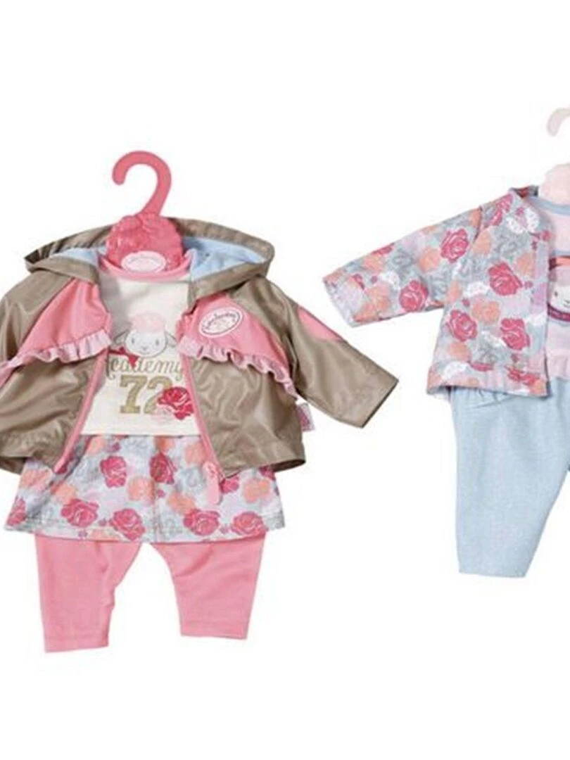 BABY Annabell Ensemble Jean de voyage pour poupée de 43cm   N/A