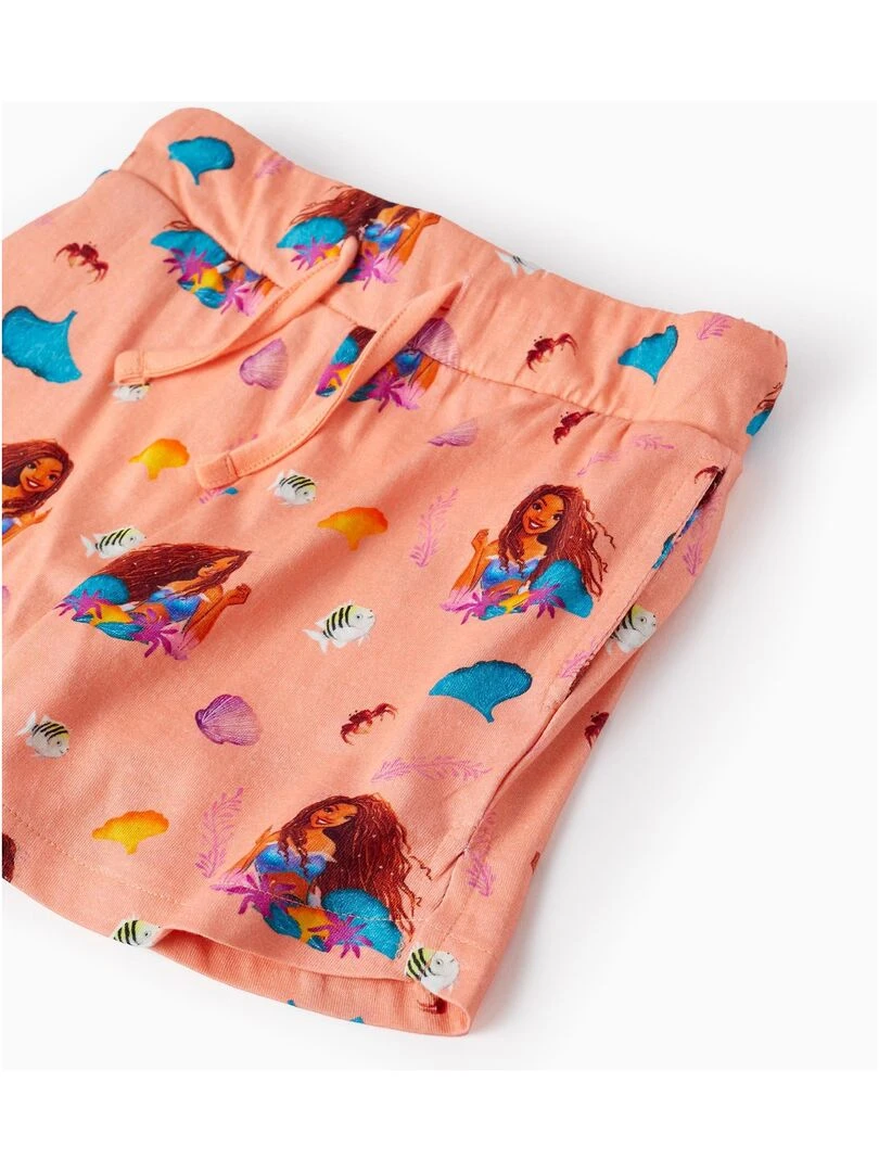 Short imprimés en coton pour fille 'Ariel'   Rose